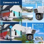 TechEase 6MP Dual Lens UHD CCTV Camera