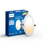 Philips Ultra Glow 10-watt Round LED Downlighter 3 Colors in 1 Recessed LED Downlight