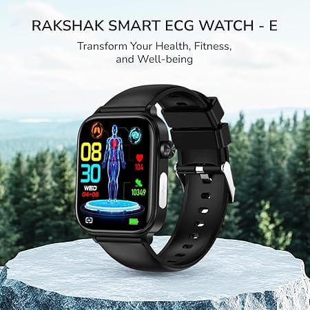 The Ultimate Smartwatch with ECG and Heart Rate Monitoring: A Comprehensive Guide to Cutting-Edge Health and Technology 13 RAKSHAK Smart Watch E2