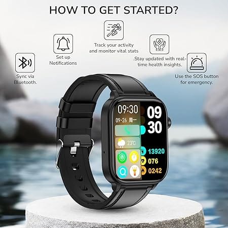 The Ultimate Smartwatch with ECG and Heart Rate Monitoring: A Comprehensive Guide to Cutting-Edge Health and Technology 15 RAKSHAK Smart Watch E4
